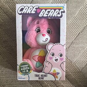 Care Bears True Heart Bear Plush - Pink and White